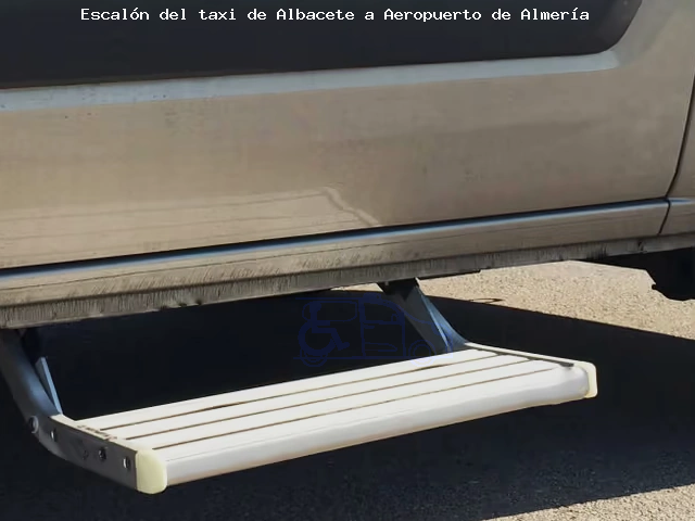 Taxi con escalón de Albacete a Aeropuerto de Almería